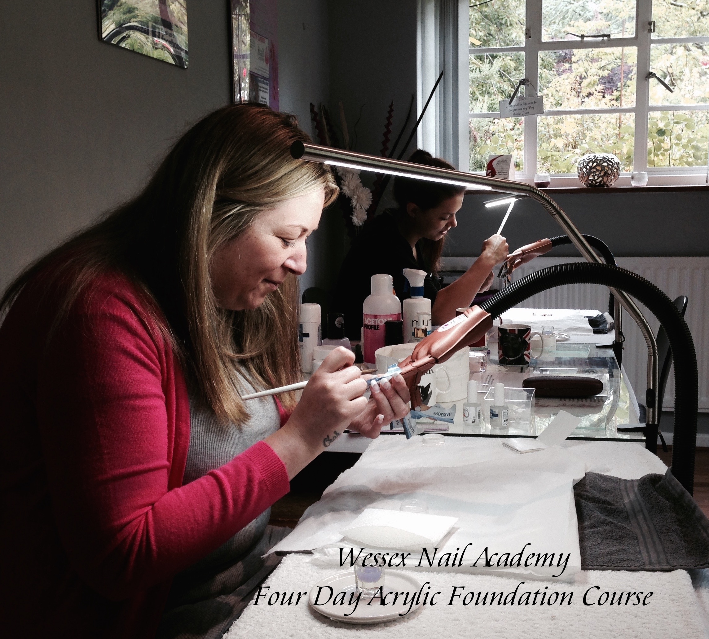 Four Day Acrylic Foundation Courses, Nail extension training, nail training course, Wessex Nail Academy Okeford Fitzpaine, Dorset